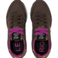 Sneakers Basse Donna Sun68 Stile Running, Nylon E Suede, Logo Ricamato Ally Solid Z46201