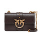 Borsa A Tracolla Donna Pinko Pelle di vitello, formato mini, nuova fibbia Love Birds, tracolla a catena, misure 22 x 7 x 13 cm Love One Mini New Buckle 107071A0F1