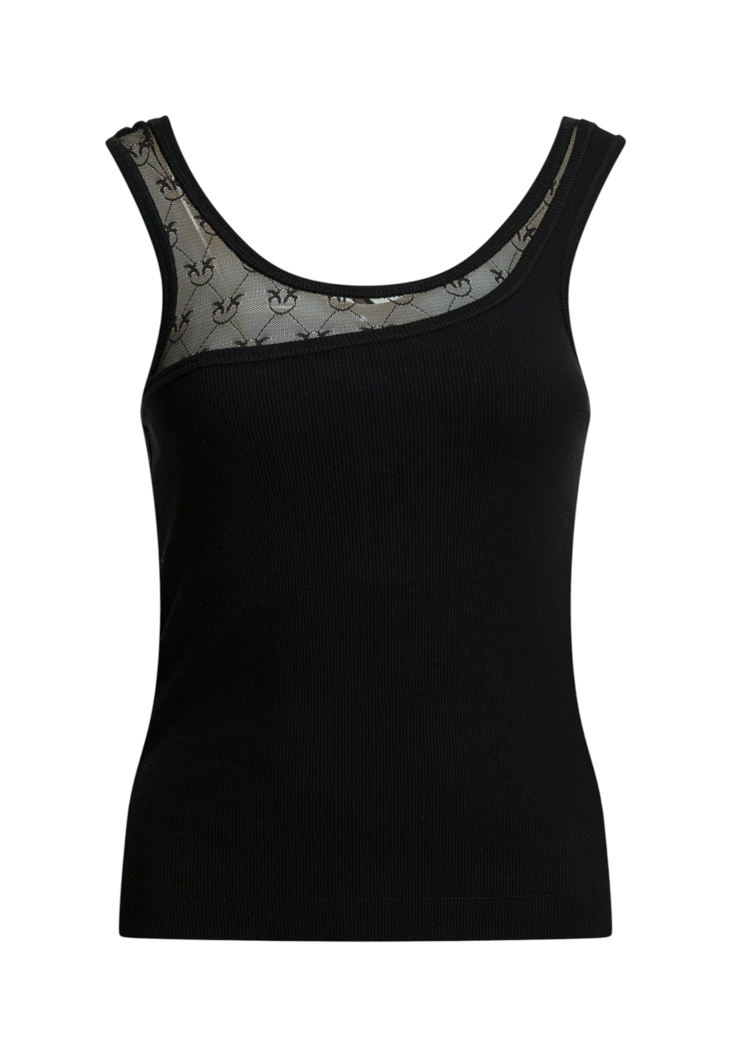 Canotta  Donna Pinko Con Pizzo Logo Love Birds Cupboard 106461A362