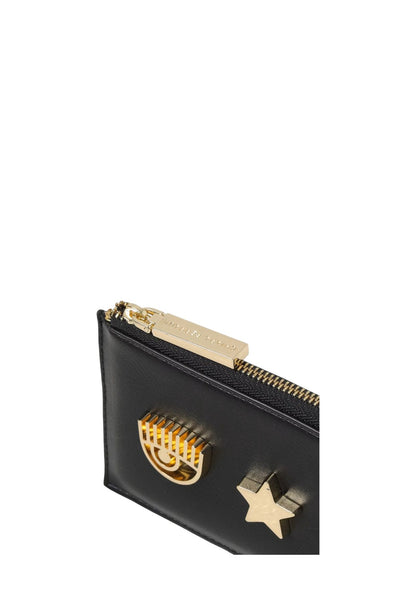 Portafoglio Con Zip Donna Chiara Ferragni Porta Monete Metal Eye Star 76SB5PM2ZSA27