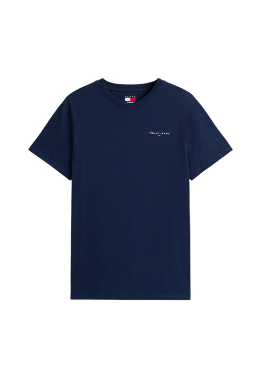 T-Shirt Manica Corta Uomo Tommy Jeans  Tjm Slim Linear Ches DM0DM21780