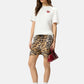 T-Shirt Manica Corta Donna Pinko Con Logo Love Birds Ricamo Strepitoso 105526A33I