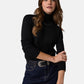 Maglione Collo Alto Donna Guess Logo ricamato Gj W6BR03Z1246