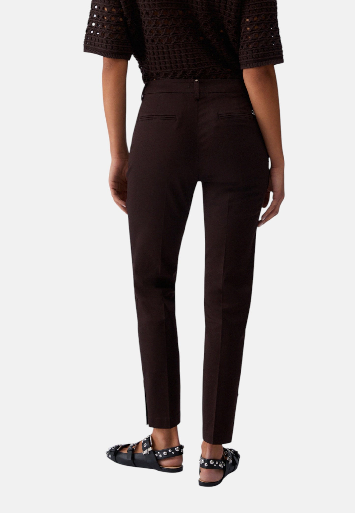 Pantaloni Flare Fit Donna Liu Jo Cropped Vita Alta  WA6475T373A