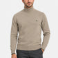 Maglione Collo Alto Uomo Harmont & Blaine Misto lana e cashmere, Collo Perkins, Dettagli a contrasto, Regular Fit, Finiture a costine, Logo Harmont & Blaine  HRR896030187