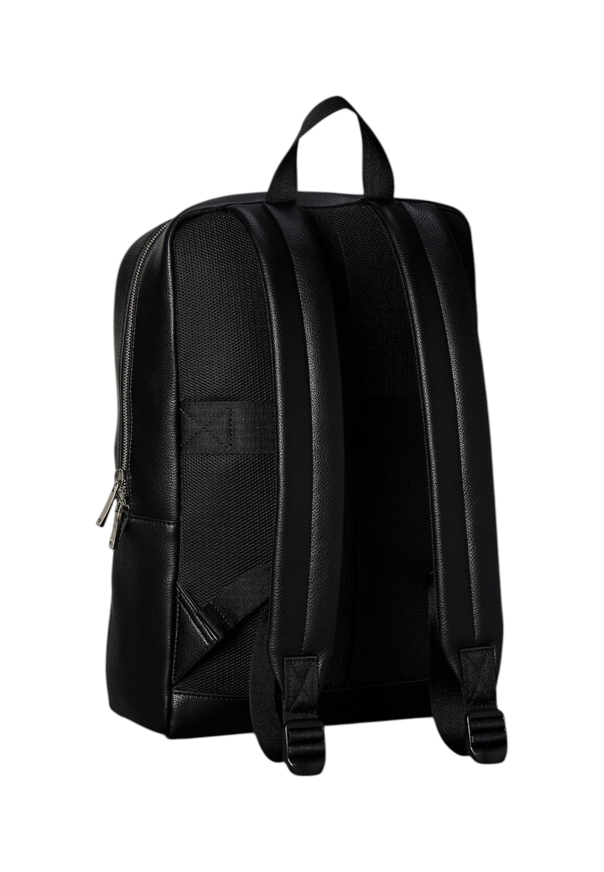 Zaino  Uomo Calvin klein Effetto Pelle Martellata, Chiusura Con Doppia Zip, Tasche Frontali Con Zip, Manico Superiore, Spallacci Imbottiti Regolabili, Schienale Imbottito, Logo Calvin Klein Raised LV04D3493G