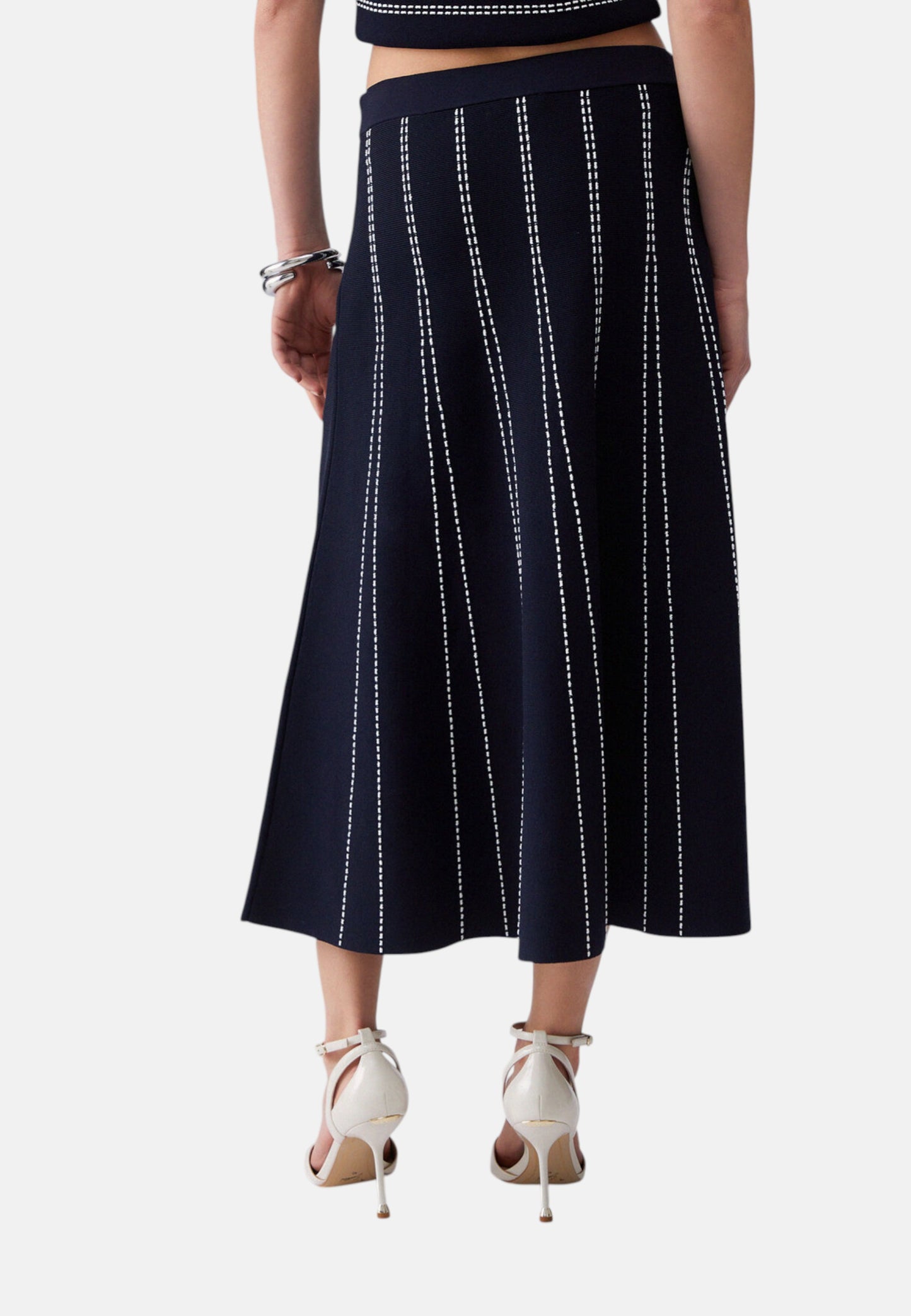Gonna Midi Donna Liu Jo In Maglia  WA6148MA81R