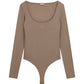 Body  Donna Guess Manica lunga, Scollo quadrato Gj W6YP21K4356