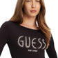 Body Manica lunga Donna Guess  Neva Hotfix Logo W5YP05K68D2