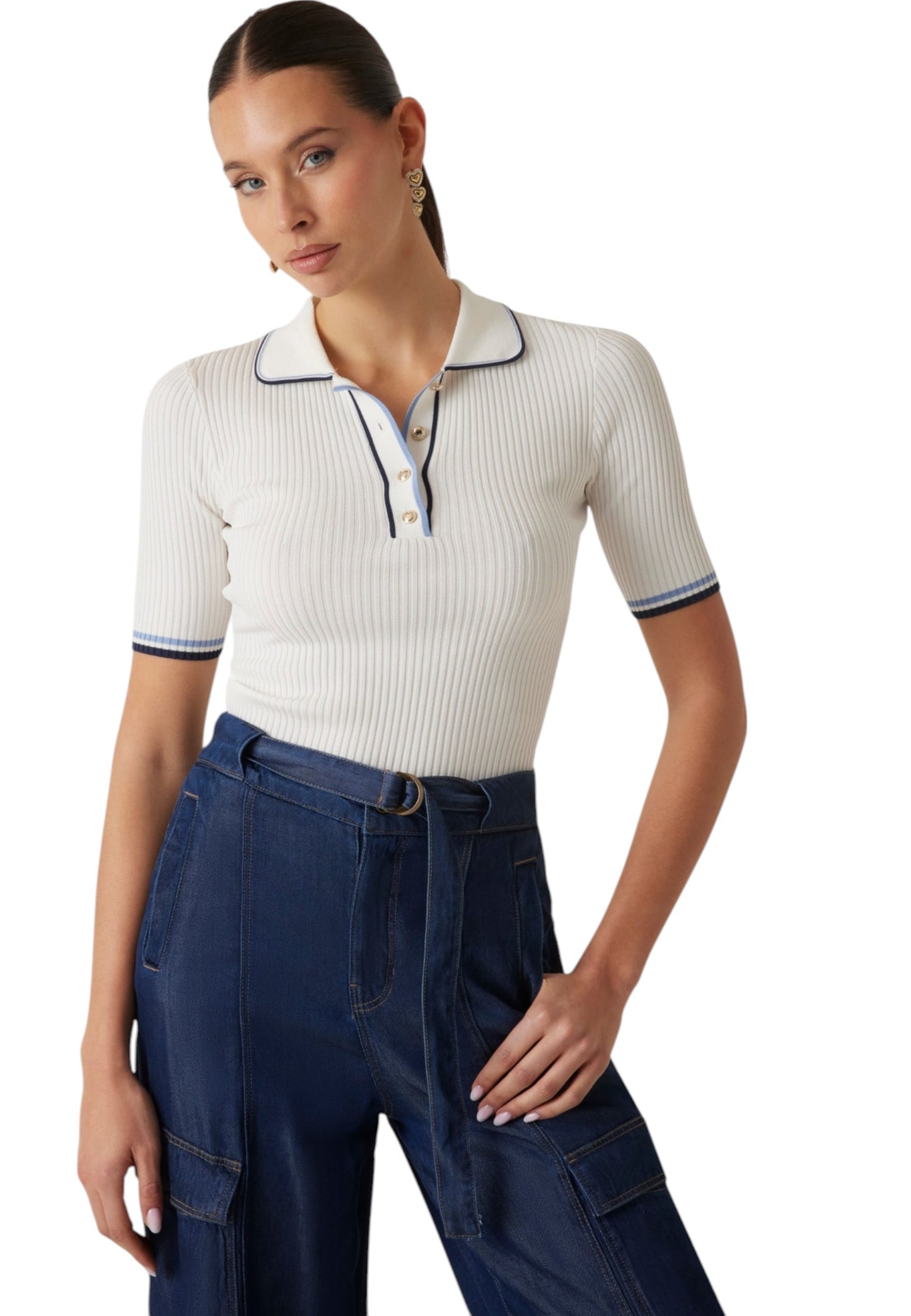 Polo Manica Corta Donna Guess