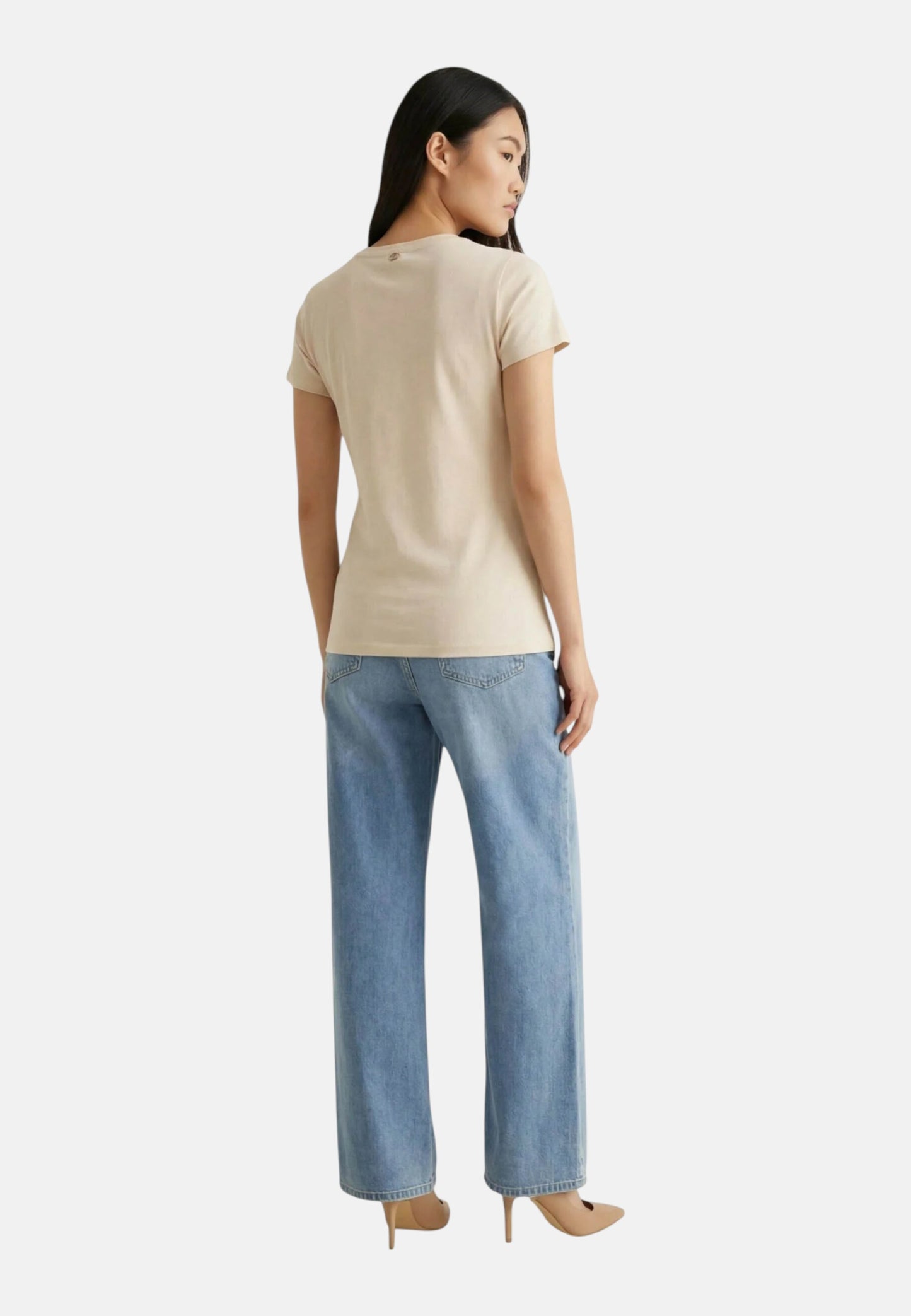 T-Shirt Manica Corta Donna Liu Jo Con Cut Out Eco Line TA6155JS923