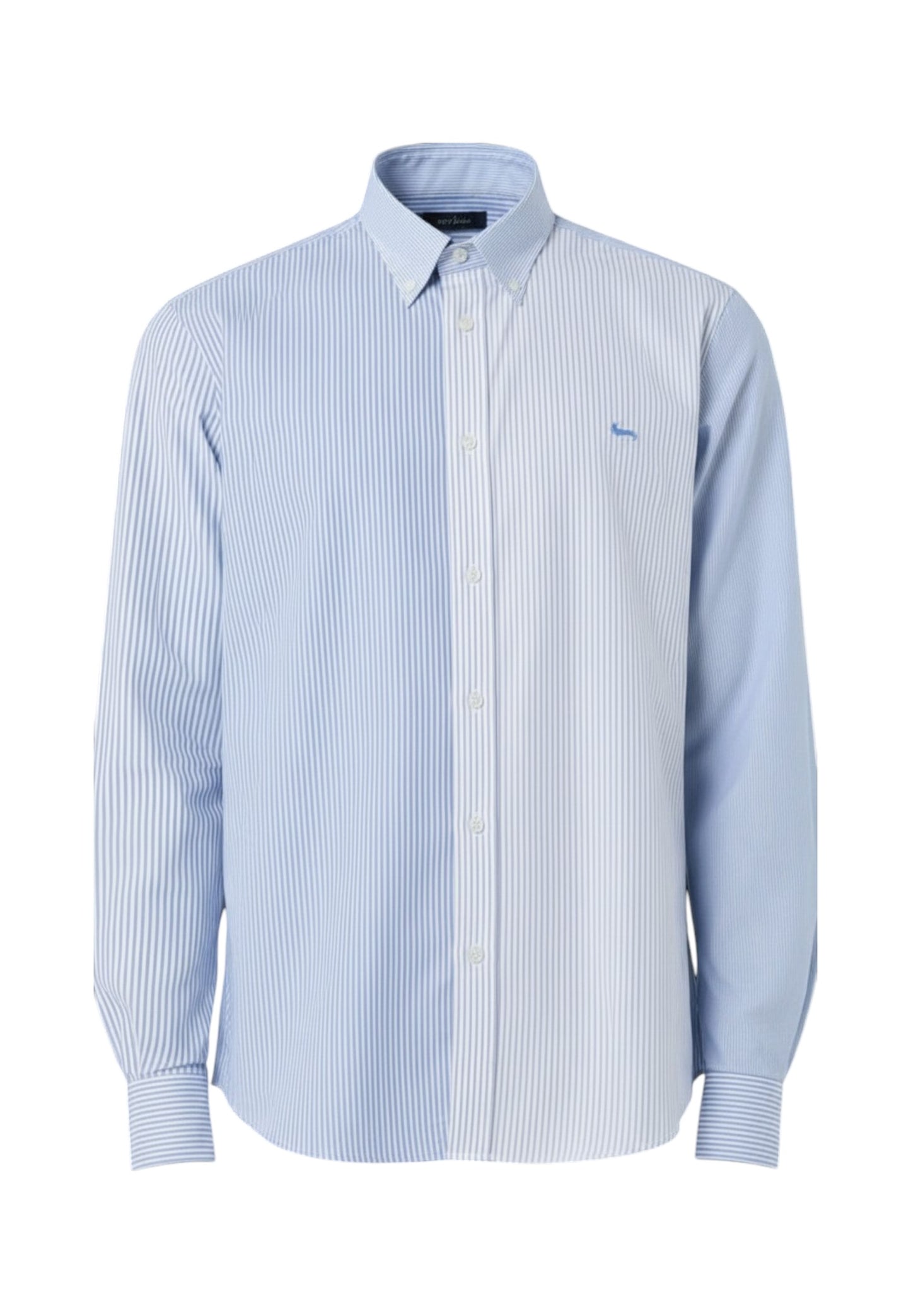 Camicia Manica lunga Uomo Harmont & Blaine Patchwork Righe Cinque Tessuti  CRQ078013436M
