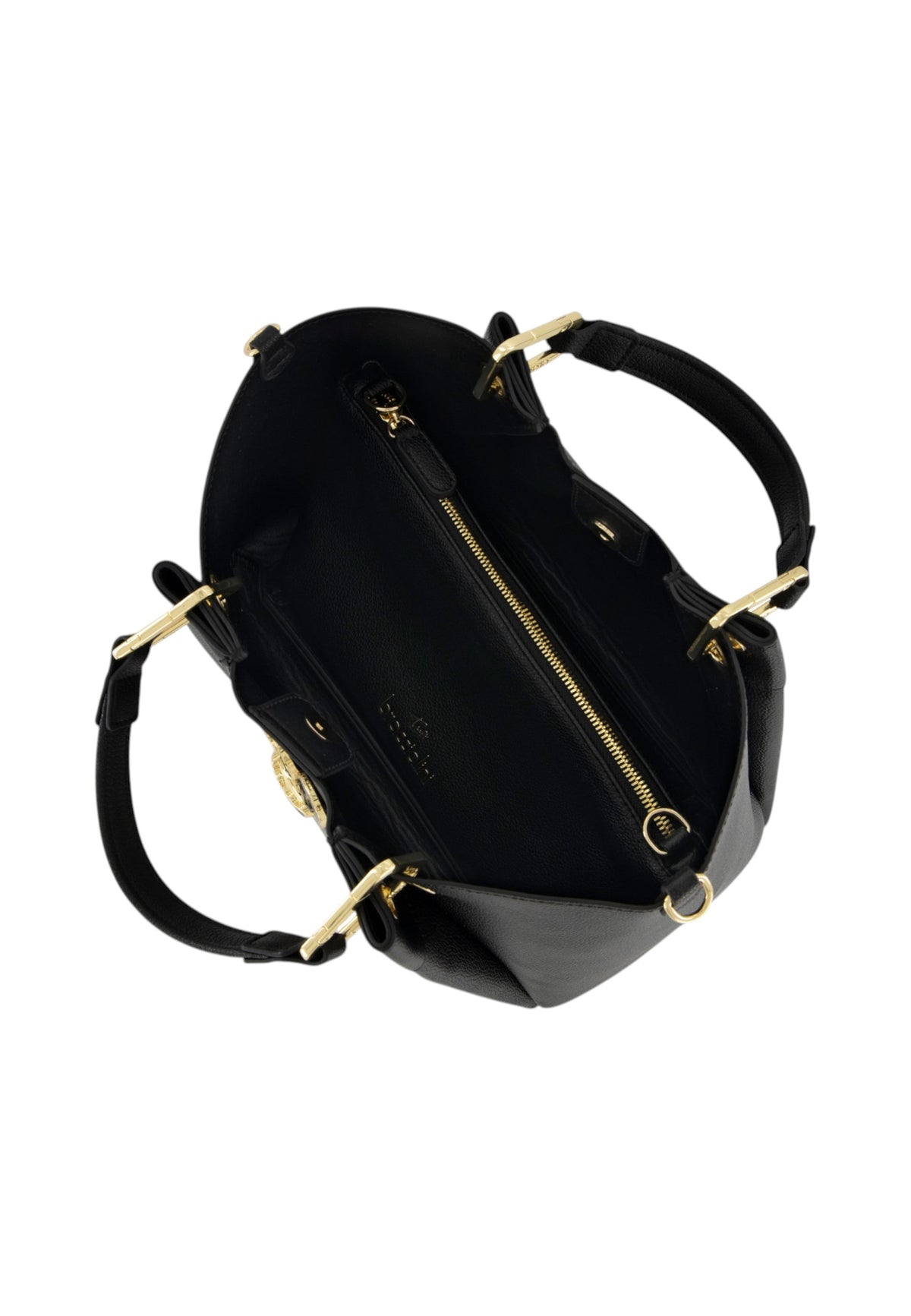 Borsa A Mano Donna Braccialini A Bauletto, Doppio con tracolla removibile e regolabile, Chiusura con clip, Con pochette interna removibile, Charm gioiello a forma di margherita, Dimensioni: 31 x 13 x 23 Cm Amy Bijoux B19211YY