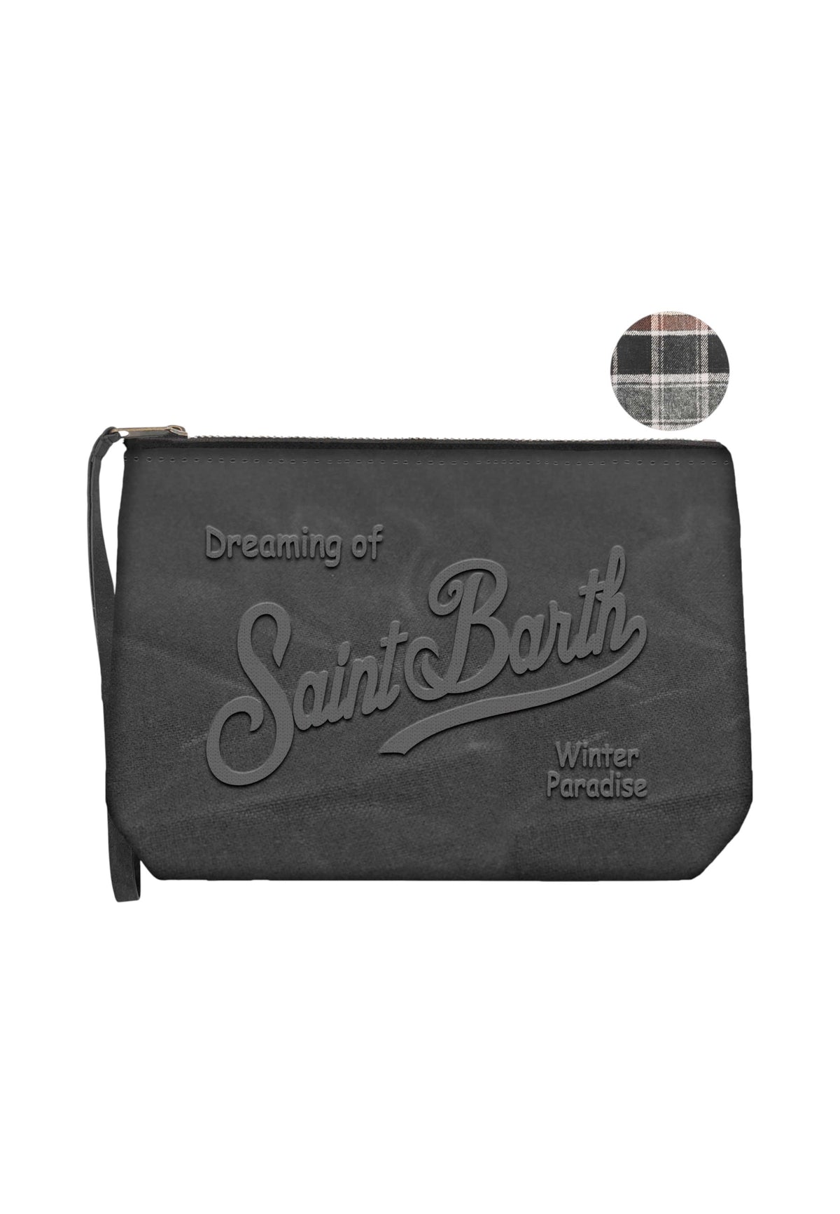 Pochette  Unisex Mc2 Saint Barth Chiusura Con Zip, Laccetto Laterale, Il Logo Saint Barth Sul Davanti Aline Wax ALI0058