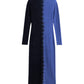 Vestito Lungo Donna Desigual Bicolore, Fit slim, Manica lunga, Collo alto, Viscosa Lenzing EcoVero Colduo 26WWVF04
