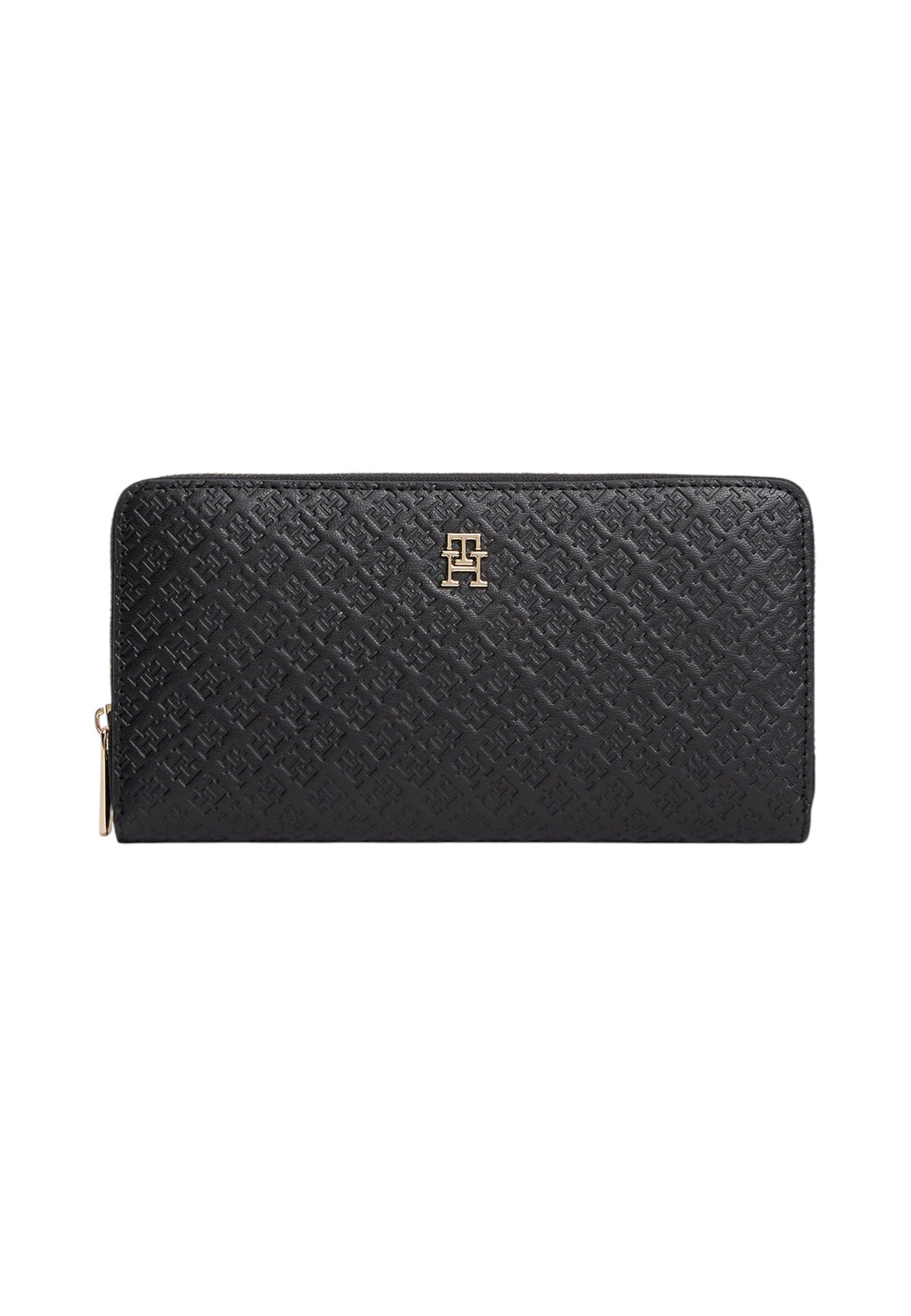 Portafoglio Con Portamonete Donna Tommy Hilfiger Lrg Za Mono Th Icon AW0AW18482