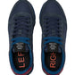 Sneakers Basse Uomo Sun68 Stile Running, Logo Ricamato, Nylon E Suede Tom Solid Z46101