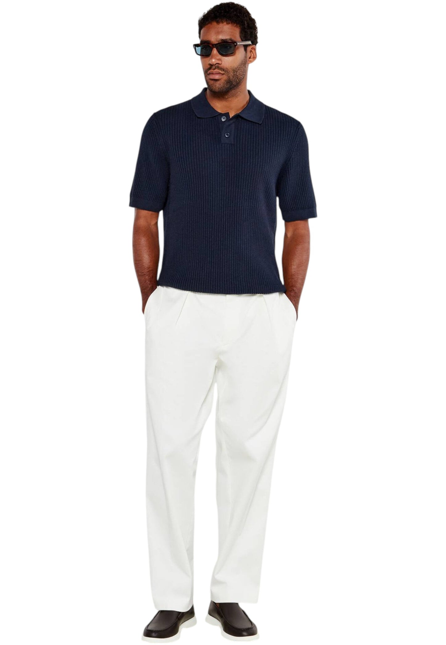 Polo Manica Corta Uomo Boss In Maglia Akoppo 50543670