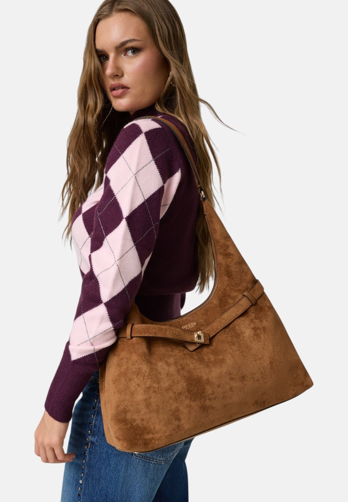 Borsa A Spalla Donna Guess Hobo Ella HWSG9754010