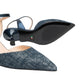Sling Back  Donna Nero Giardini In Tessuto Lurex  E615440DE