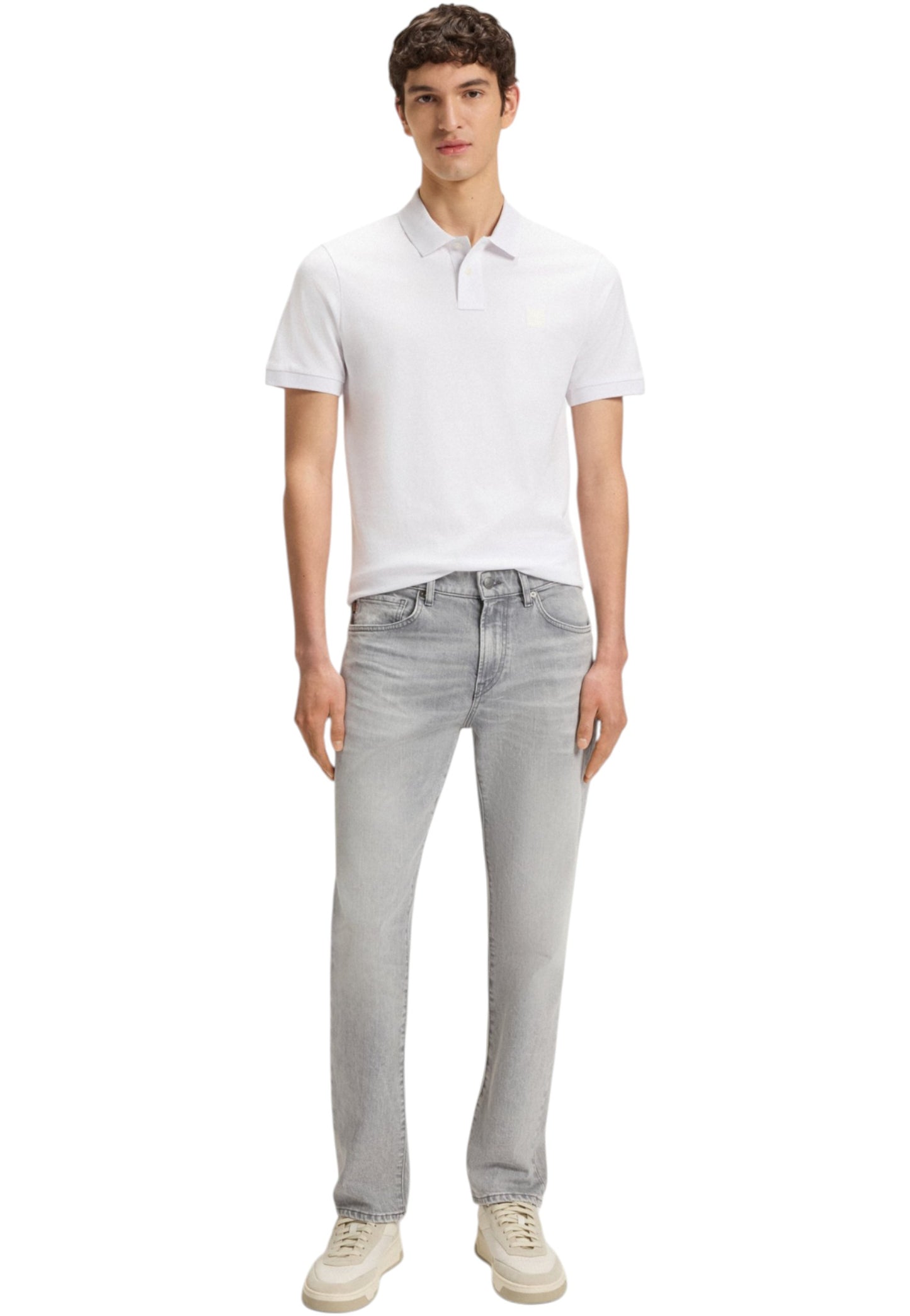 Polo Manica Corta Uomo Boss Con Toppa Con Logo Passenger 50507803