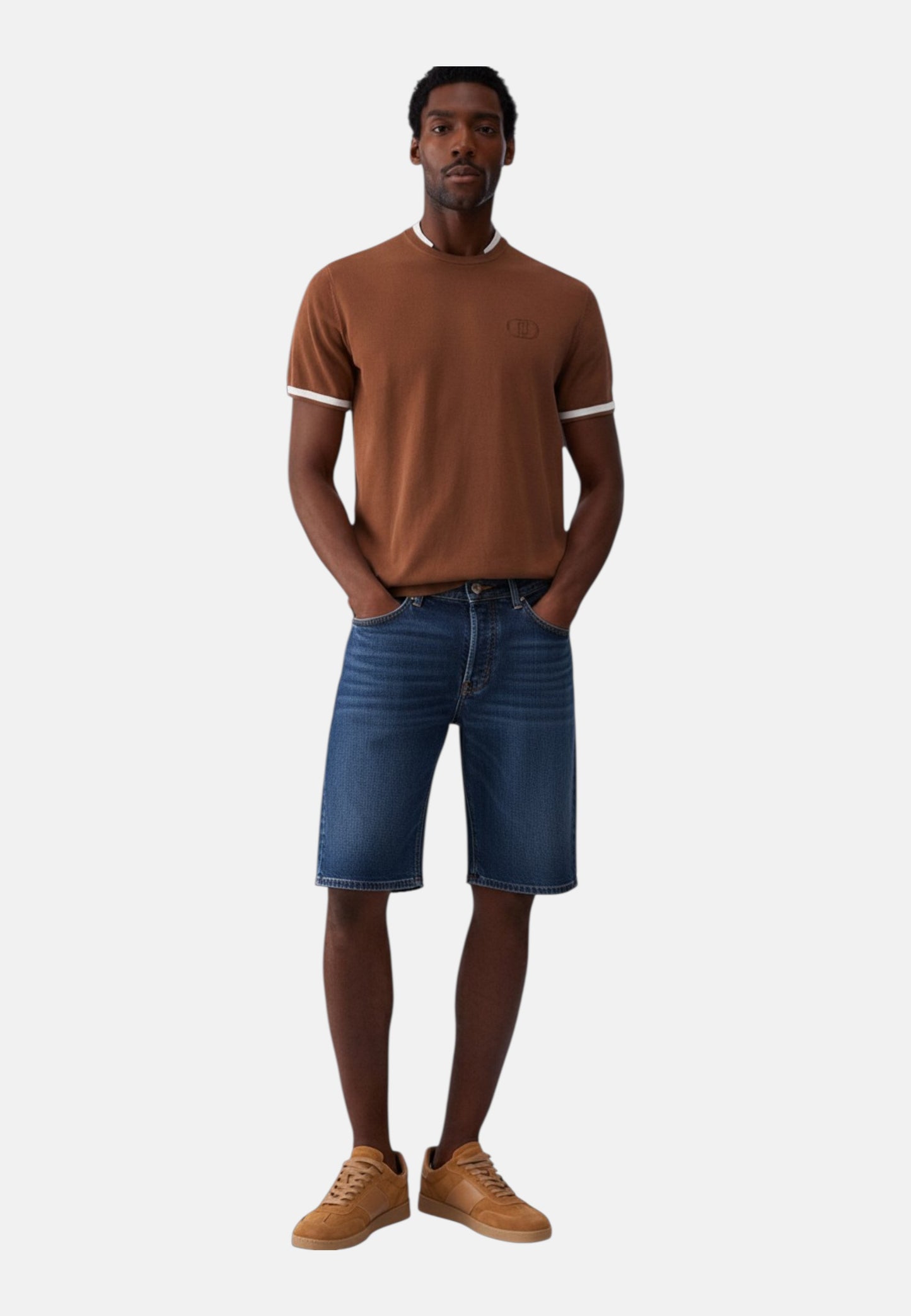 Pantaloncini Bermuda Uomo Liu Jo In Denim Bruce QXX097D4952