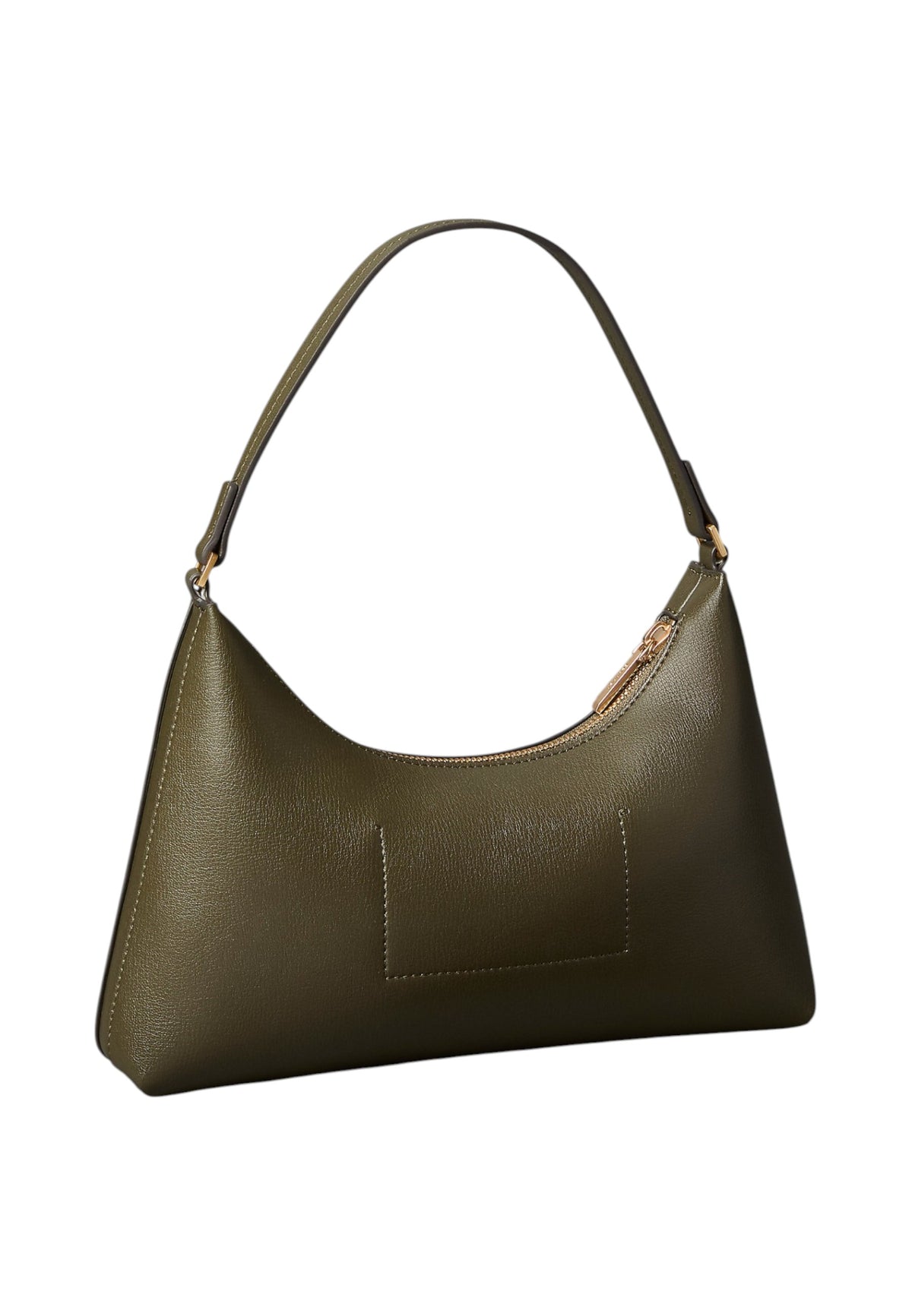 Borsa A Spalla Donna Calvin klein Small Shoulder Bag, Ecopelle Liscia, Manico Superiore, Chiusura Superiore Con Zip, Logo Calvin Klein Sul Davanti, Dettagli Metallici Dorati, Silhouette Hobo Compatta, Dimensioni 26,9 � 17 � 4,1 Cm Foil Logo LV04F3890G