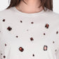 T-Shirt Manica Corta Donna Liu Jo Ricamata  CA6350J6308