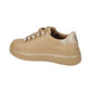 Sneakers Basse Donna Valleverde chiusura con lacci, occhielli decorativi, inserto luminoso sul tallone, suola alta, sottopiede in pelle  V35453