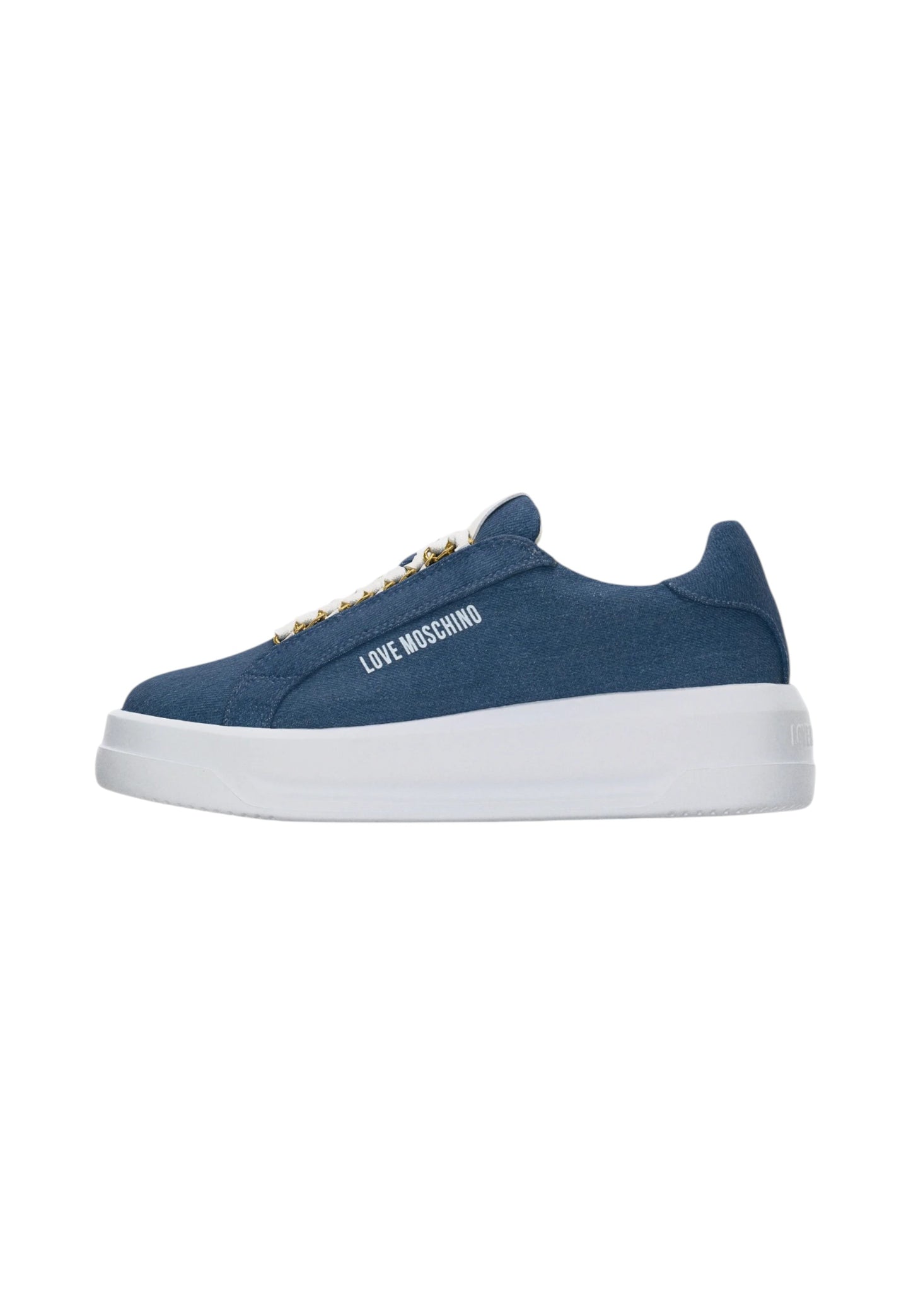 Sneakers Basse Donna Love Moschino  Eclipse Denim JA15015G1OJO5