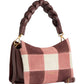 Borsa A Mano Donna Coccinelle Motivo Vichy, In camoscio Boheme Vichy Patch E1VT5580101