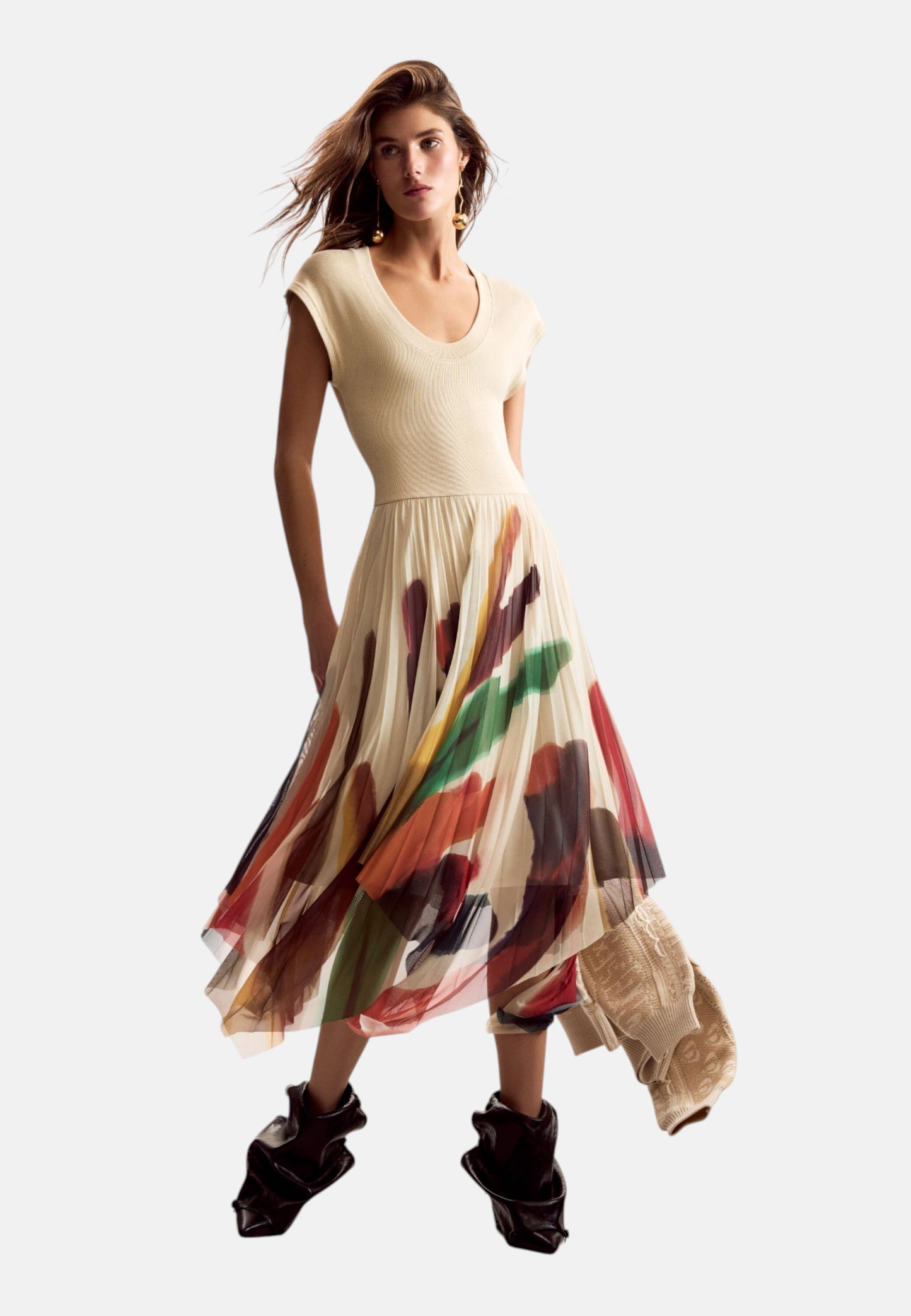 Vestito Midi Donna Desigual  Brushes Lacroix 26SWVK39