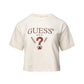 T-Shirt Manica Corta Donna Guess Crop Fabia V5BI01K1891