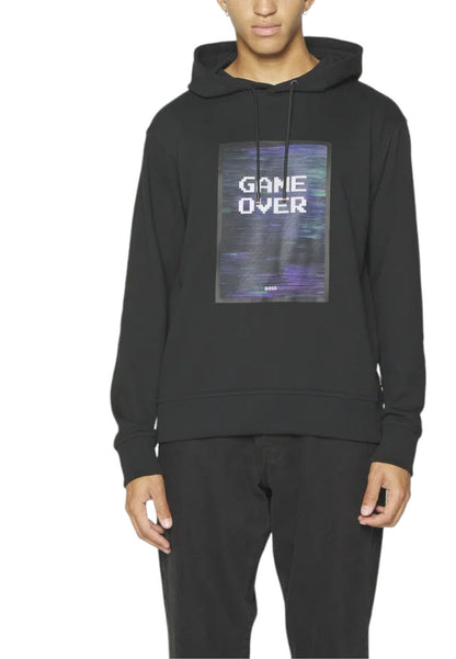 Felpa Con Cappuccio Uomo Boss   50502664