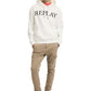Felpa Con Cappuccio Uomo Replay Con Lettering  M3104 .000.23832