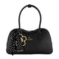 Borsa A Mano Donna Braccialini A Bauletto, Doppio con tracolla removibile e regolabile, Chiusura con zip, Una tasca interna portacellulare, Charm removibile con margherita e fiocco a pois, Dimensioni: 35 x 12.5 x 19 Cm Beth B19224YY