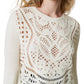 Maglione A Girocollo Donna Twinset In Maglia E Telaio Crochet  242TP3471