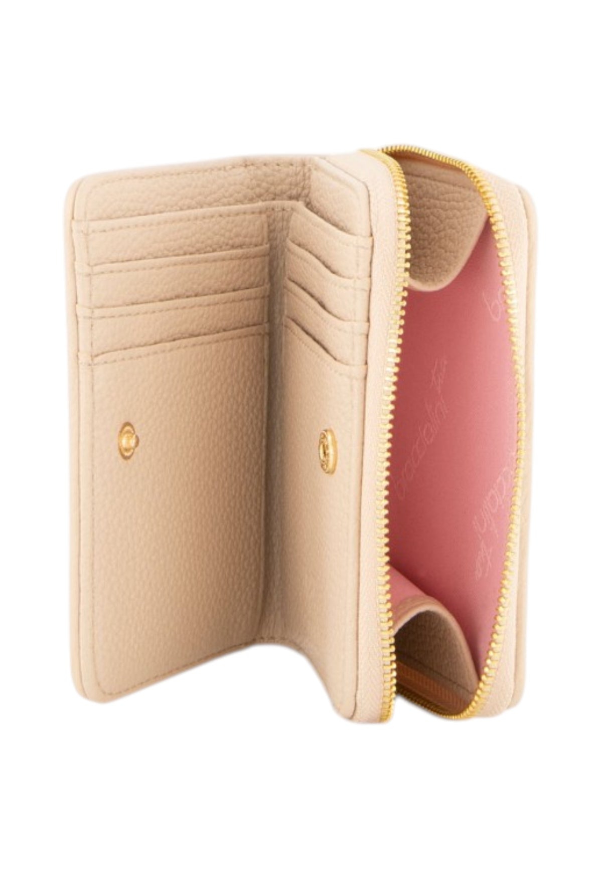 Portafoglio Con Zip Donna Braccialini Piccolo, Chiusura con zip, Stampa Cartoline dedicata a Madrid, Dimensioni: 14 x 3.5 x 10 Cm Cartoline Madrid B19172CA