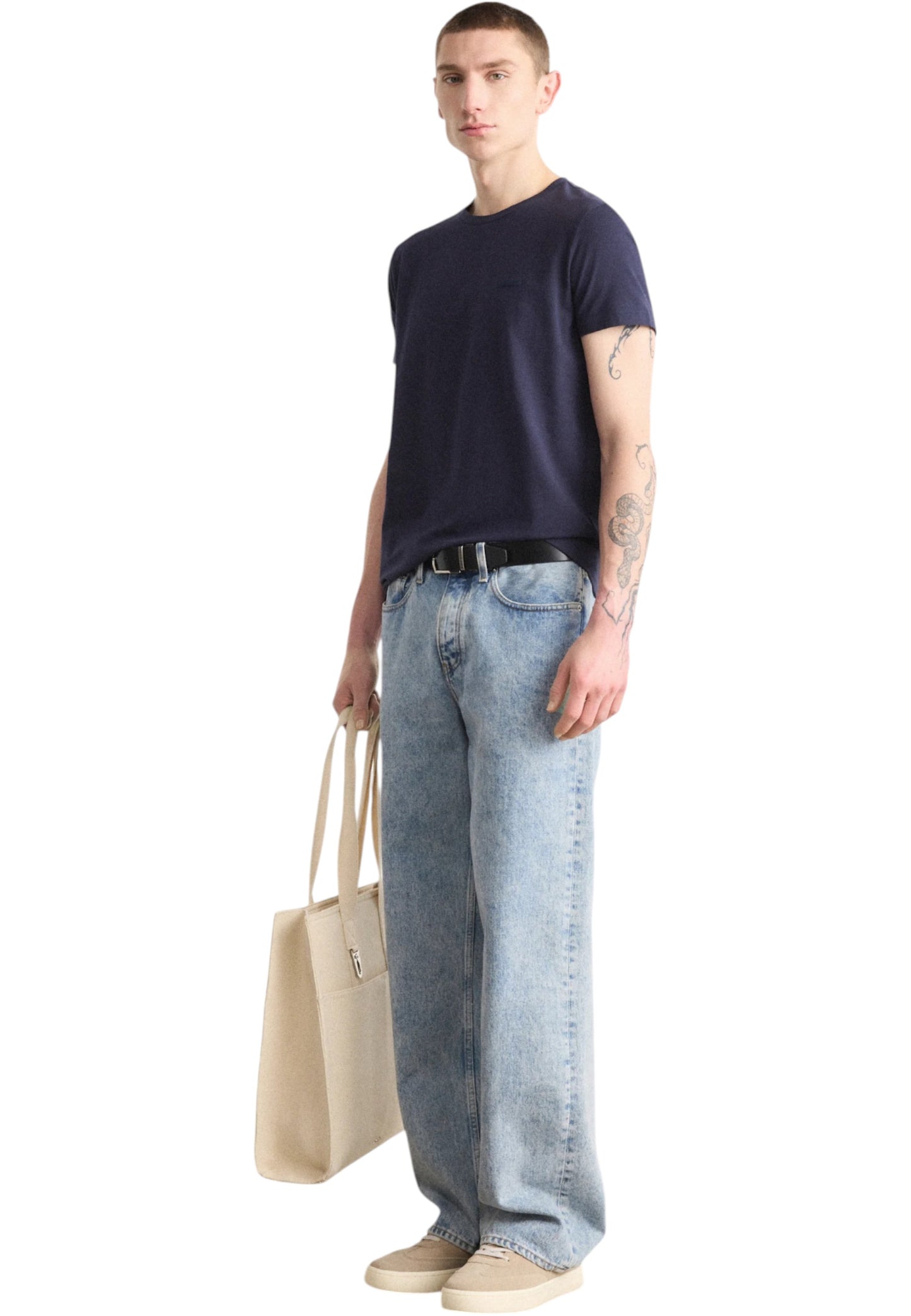 T-Shirt Manica Corta Uomo Calvin klein  Stretch Slim Fit T-S