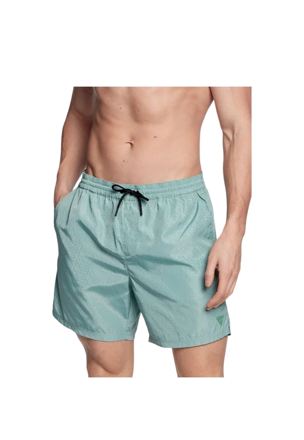 Costume da bagno Short Uomo Guess Swimtrunk Medium Geo Micro Print F4GT12WG2E2