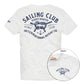 T-Shirt Manica Corta Uomo Mc2 Saint Barth Stampa/Ricamo Fronte E Retro Sb Sailing Regatta Portland PRL0002