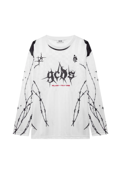 T-Shirt Manica lunga Uomo Gcds  Logo Spikes