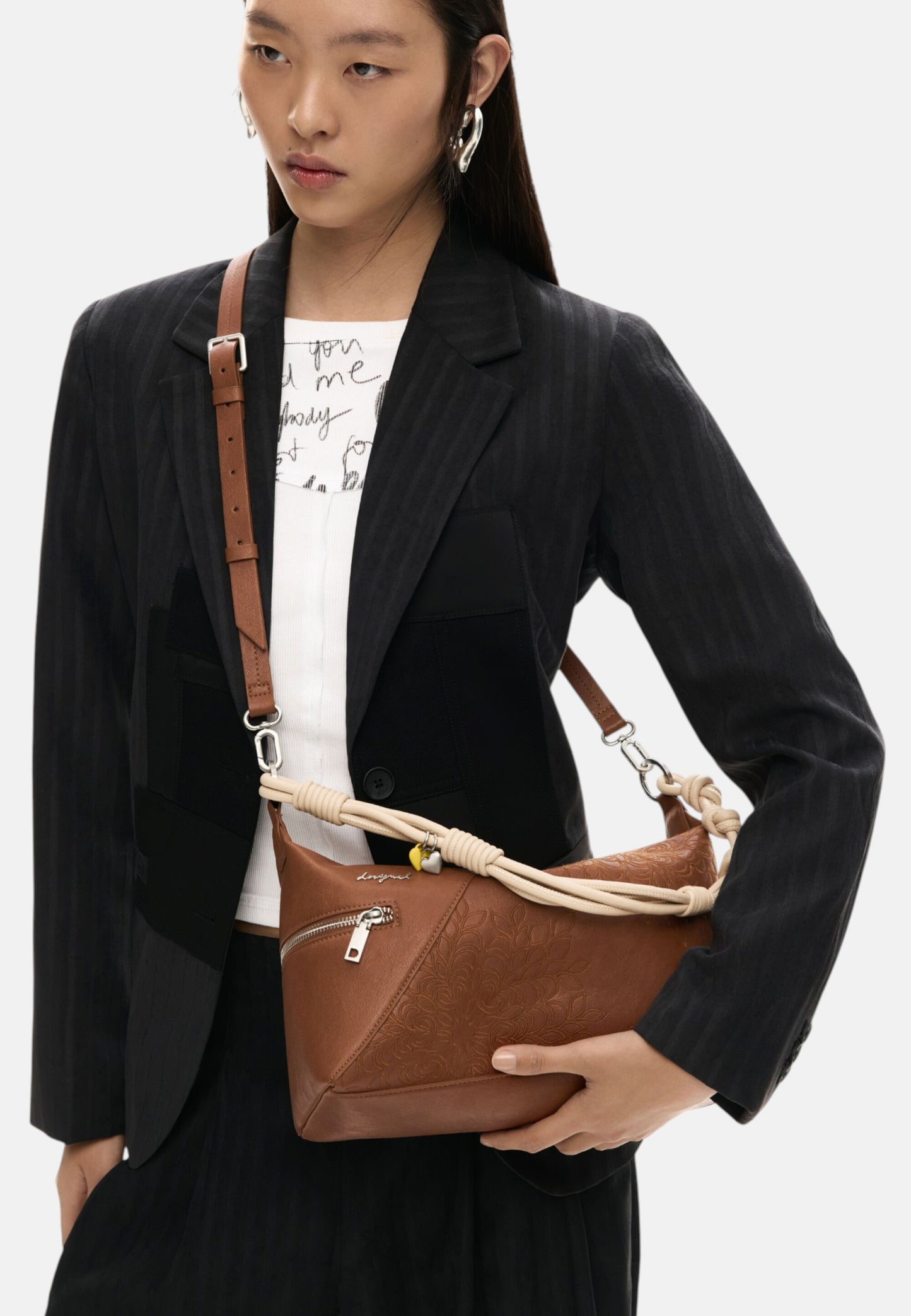 Borsa A Spalla Donna Desigual  Bag Sierra  Camel Huntington 26SAXPB6