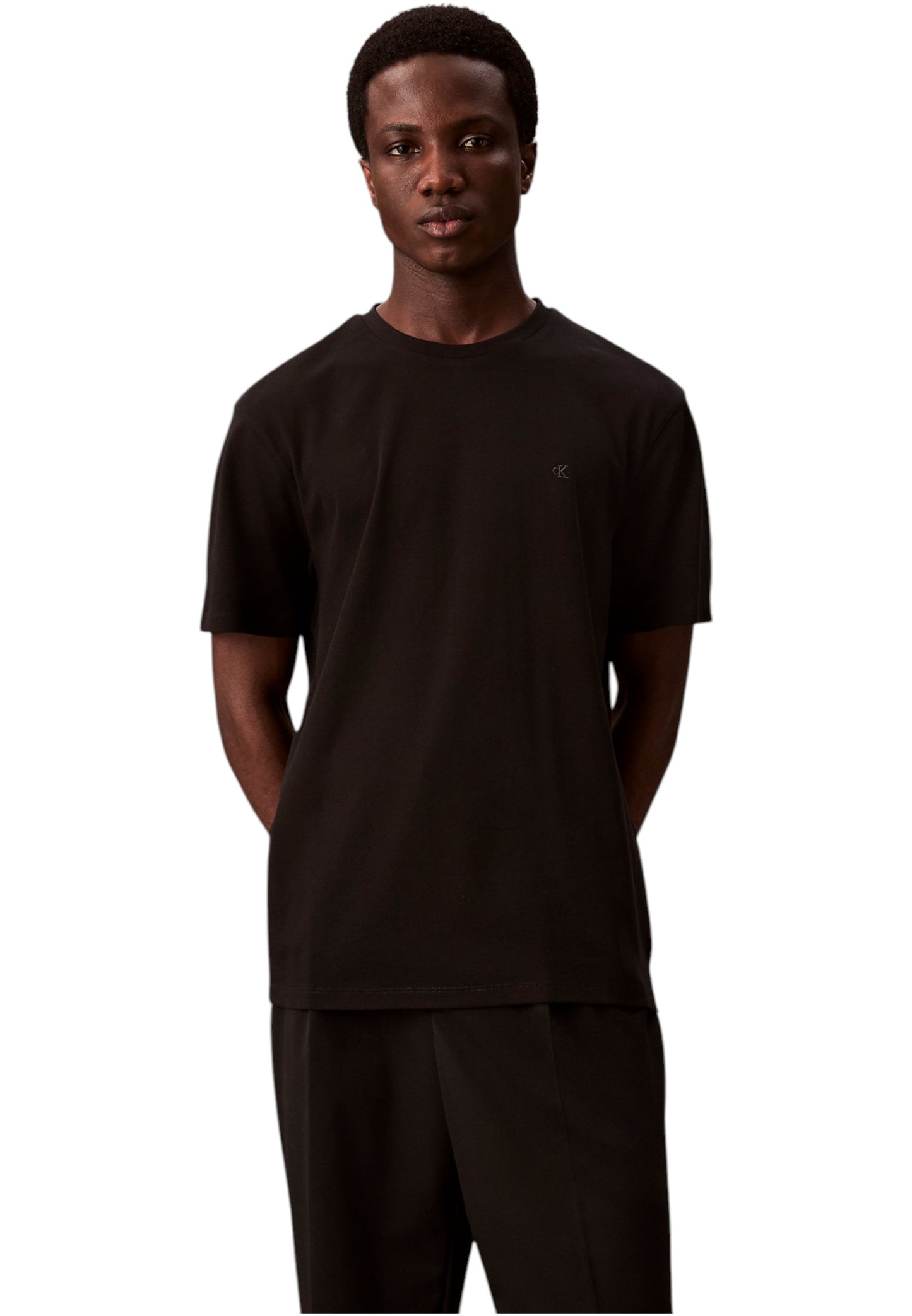T-Shirt Manica Corta Uomo Calvin klein  Supima Chest Emb LV04LB275G
