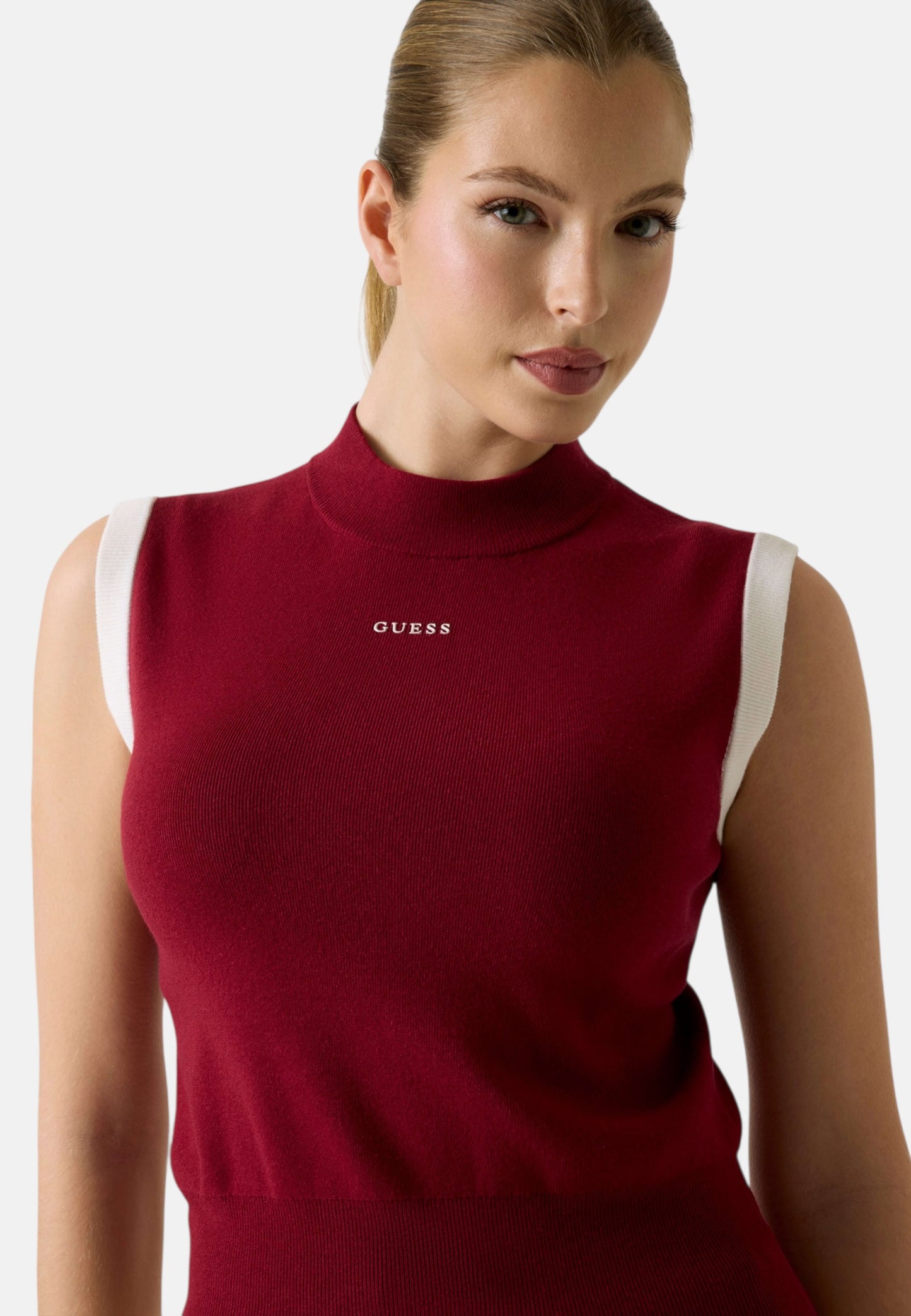 Top  Donna Guess In Maglia Laurene V6RP07Z4642
