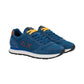 Sneakers Basse Uomo Sun68 Stile Running, Logo Ricamato, Nylon E Suede Tom Solid Z46101