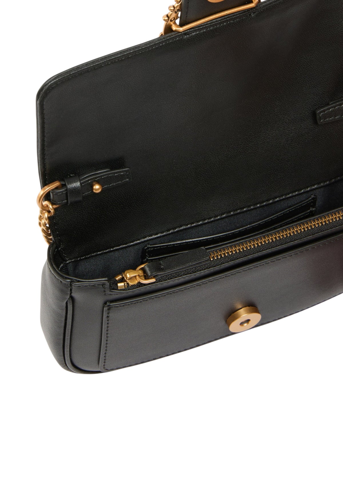 Borsa A Tracolla Donna Pinko Pelle di vitello, formato pocket, nuova fibbia Love Birds, pattina, misure 19 x 5 x 11 cm Love One Pocket New Buckle 107072A0F1
