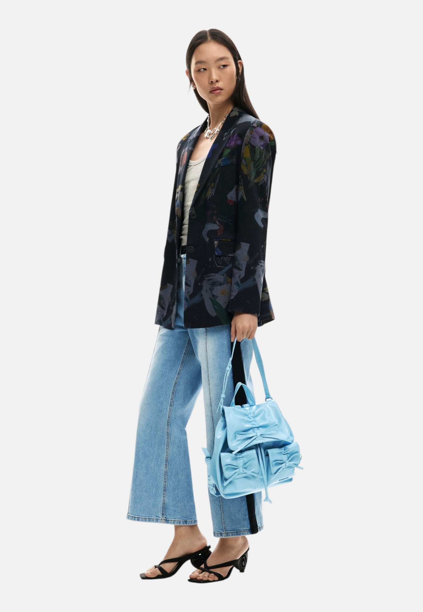 Zaino  Donna Desigual  Bag Rodio Prisa Short Sky Blue 26SAKP45