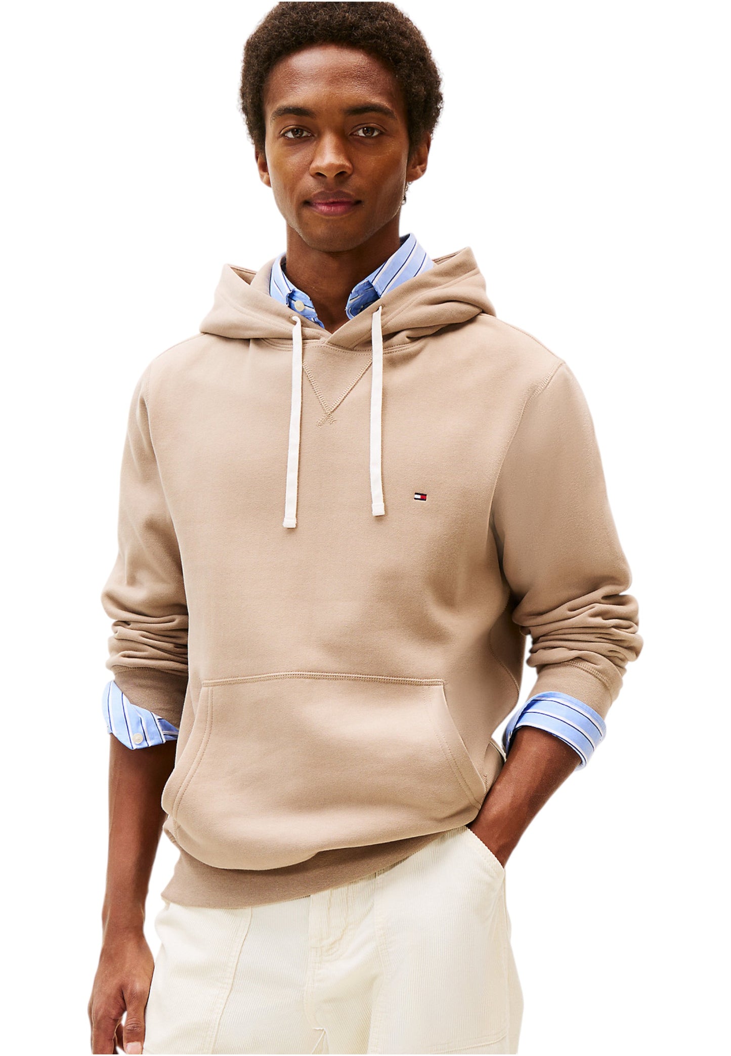 Felpa Con Cappuccio Uomo Tommy Hilfiger  Essential Seasonal MW0MW39997