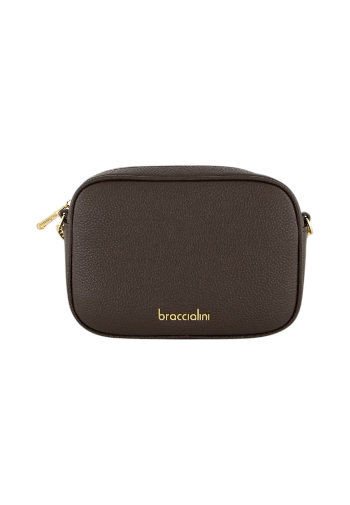 Borsa A Tracolla Donna Braccialini Camera Bag, Tracolla non removibile e regolabile, Chiusura con zip, Una tasca interna portacellulare, Design compatto e linee essenziali, Dimensioni: 37 x 15 x 27 Cm Dolly B19380PP